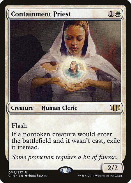 Containment Priest - Commander 2014 Magic: The Gathering trading card