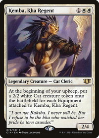 Kemba, Kha Regent - Commander 2014 (C14) #75 - Rare Magic: The Gathering Trading Card