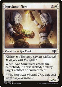 Kor Sanctifiers - Commander 2014 (C14) #76 - Common Magic: The Gathering Trading Card