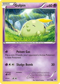Gulpin - XY - Phantom Forces (PHF) #37/119 - Common Pokémon Trading Card
