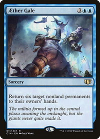 Aether Gale - Commander 2014 (C14) #11 - Rare Magic: The Gathering Trading Card