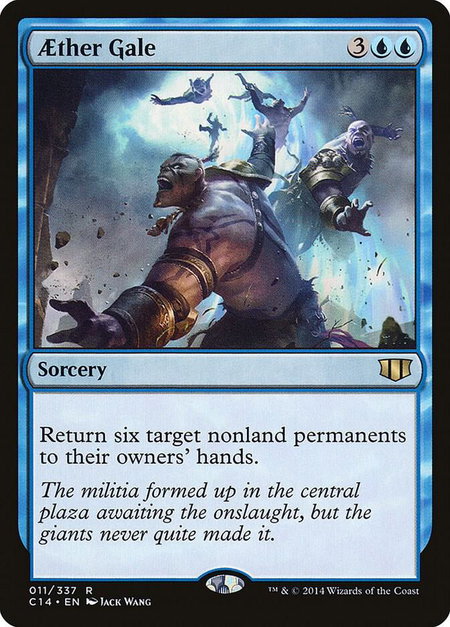 Aether Gale - Commander 2014 Magic: The Gathering trading card