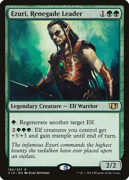 Ezuri, Renegade Leader - Commander 2014 Magic: The Gathering trading card