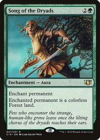 Song of the Dryads - Commander 2014 (C14) #47 - Rare Magic: The Gathering Trading Card