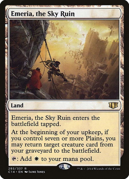Emeria, the Sky Ruin - Commander 2014 Magic: The Gathering trading card