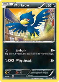 Murkrow - XY - Phantom Forces (PHF) #51/119 - Common Pokémon Trading Card