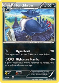Honchkrow - XY - Phantom Forces (PHF) #52/119 - Rare Pokémon Trading Card