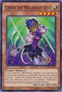 Canon the Melodious Diva - The New Challengers (NECH) #NECH-EN004 - Common / Short Print YuGiOh Trading Card
