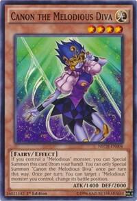 Canon the Melodious Diva - The New Challengers YuGiOh trading card