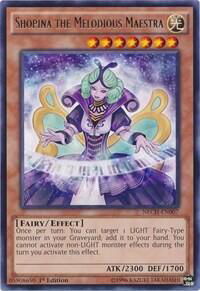 Shopina the Melodious Maestra - The New Challengers (NECH) #NECH-EN007 - Rare YuGiOh Trading Card