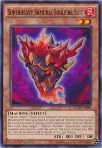 Superheavy Samurai Soulfire Suit - The New Challengers (NECH) #NECH-EN010 - Common / Short Print YuGiOh Trading Card