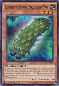 Superheavy Samurai Soulshield Wall - The New Challengers (NECH) #NECH-EN011 - Common / Short Print YuGiOh Trading Card