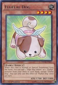 Fluffal Dog trading card from The New Challengers Fluffal Dog - The New Challengers YuGiOh trading card
