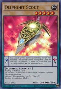 Qliphort Scout - The New Challengers (NECH) #NECH-EN021 - Ultra Rare YuGiOh Trading Card