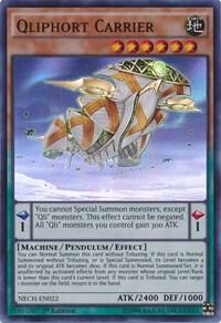 Qliphort Carrier - The New Challengers YuGiOh trading card