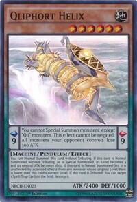Qliphort Helix - The New Challengers (NECH) #NECH-EN023 - Super Rare YuGiOh Trading Card