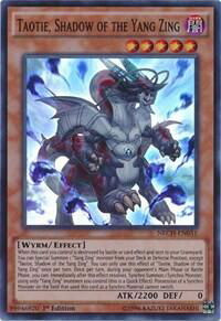 Taotie, Shadow of the Yang Zing - The New Challengers (NECH) #NECH-EN031 - Super Rare YuGiOh Trading Card
