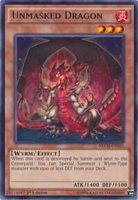 Unmasked Dragon - The New Challengers (NECH) #NECH-EN035 - Rare YuGiOh Trading Card