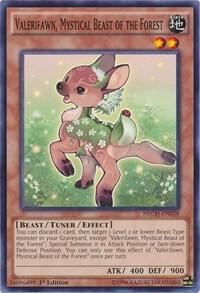 Valerifawn, Mystical Beast of the Forest - The New Challengers YuGiOh trading card