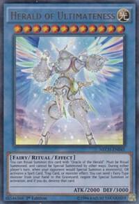 Herald of Ultimateness trading card from The New Challengers Herald of Ultimateness - The New Challengers YuGiOh trading card