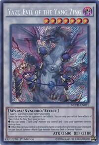 Yazi, Evil of the Yang Zing - The New Challengers (NECH) #NECH-EN051 - Secret Rare YuGiOh Trading Card