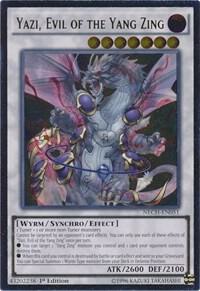 Yazi, Evil of the Yang Zing (UTR) - The New Challengers YuGiOh trading card
