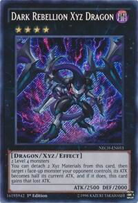Dark Rebellion Xyz Dragon - The New Challengers (NECH) #NECH-EN053 - Secret Rare YuGiOh Trading Card