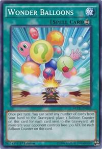 Wonder Balloons - The New Challengers YuGiOh trading card