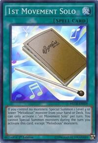 1st Movement Solo - The New Challengers YuGiOh trading card