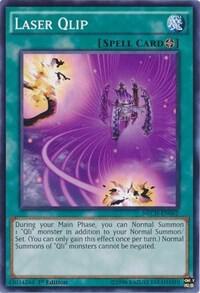 Laser Qlip - The New Challengers YuGiOh trading card