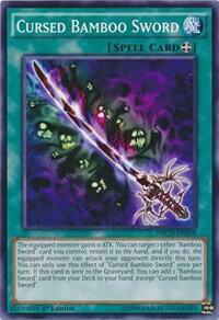 Cursed Bamboo Sword - The New Challengers (NECH) #NECH-EN068 - Common / Short Print YuGiOh Trading Card