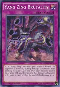 Yang Zing Brutality - The New Challengers YuGiOh trading card