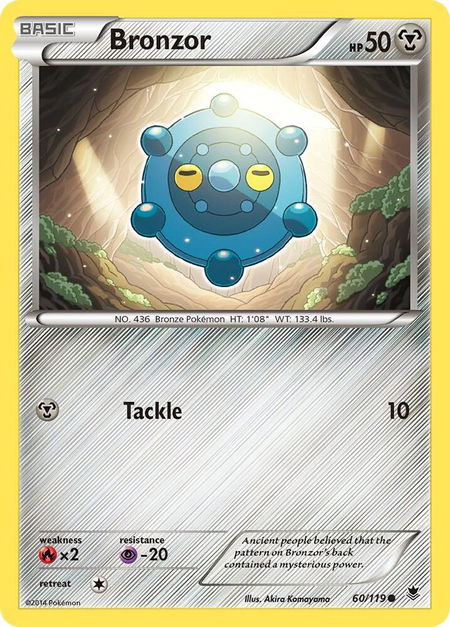 Bronzor - XY - Phantom Forces Pokémon trading card