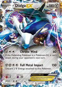 Dialga EX - XY - Phantom Forces (PHF) #62/119 - Ultra Rare Pokémon Trading Card