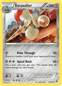 Escavalier - XY - Phantom Forces (PHF) #64/119 - Rare Pokémon Trading Card