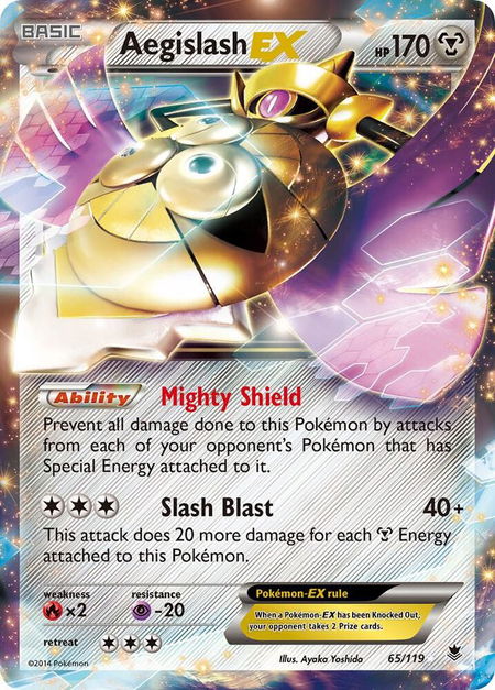 Aegislash EX - XY - Phantom Forces Pokémon trading card