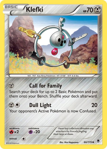 Klefki - XY - Phantom Forces Pokémon trading card