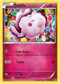Swirlix - XY - Phantom Forces (PHF) #68/119 - Common Pokémon Trading Card