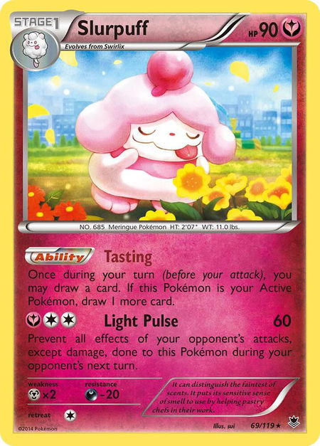 Slurpuff - XY - Phantom Forces Pokémon trading card