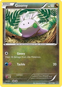 Goomy - XY - Phantom Forces (PHF) #75/119 - Common Pokémon Trading Card