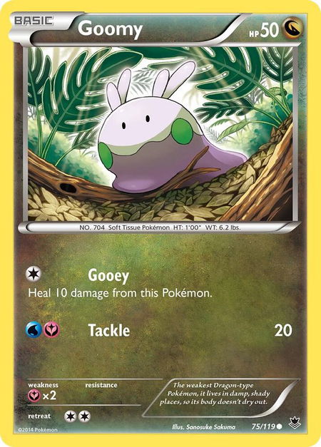 Goomy - XY - Phantom Forces Pokémon trading card