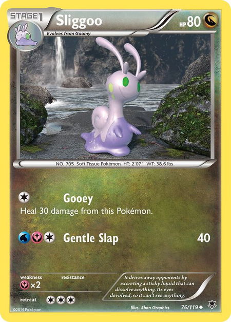 Sliggoo - XY - Phantom Forces Pokémon trading card