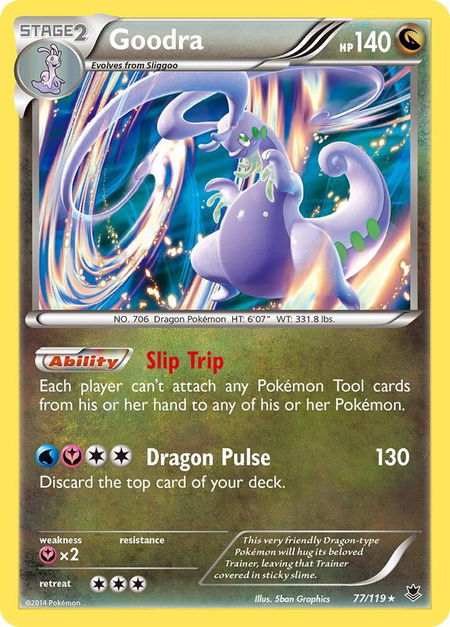 Goodra - XY - Phantom Forces Pokémon trading card