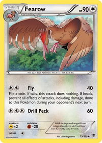 Fearow - XY - Phantom Forces (PHF) #79/119 - Uncommon Pokémon Trading Card