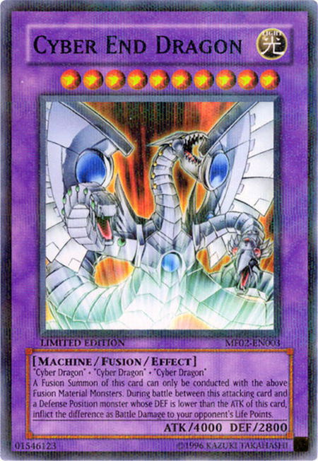 Cyber End Dragon - Mattel Action Figure Promos: Series 2 YuGiOh trading card