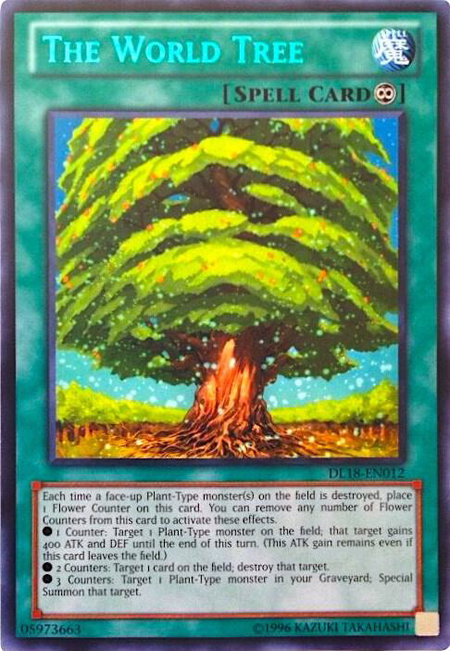 The World Tree (Green) - Duelist League Promo YuGiOh trading card