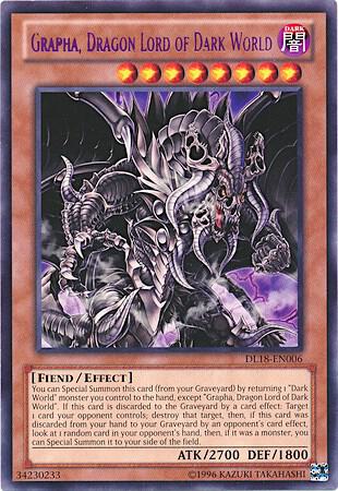 Grapha, Dragon Lord of Dark World (Purple) - Duelist League Promo YuGiOh trading card
