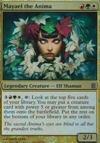 Mayael the Anima (Commander's Arsenal) - Oversize Cards (OVER) #8 - Rare Magic: The Gathering Trading Card
