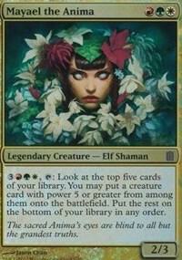 Mayael the Anima (Commander's Arsenal) - Oversize Cards Magic: The Gathering trading card