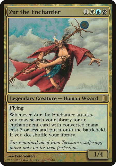 Zur the Enchanter (Commander's Arsenal) - Oversize Cards Magic: The Gathering trading card